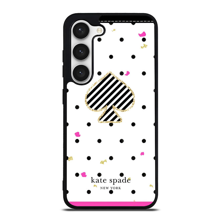 KATE SPADE NEW YORK LOGO POLKADOTS ICON Samsung Galaxy S23 Case Cover