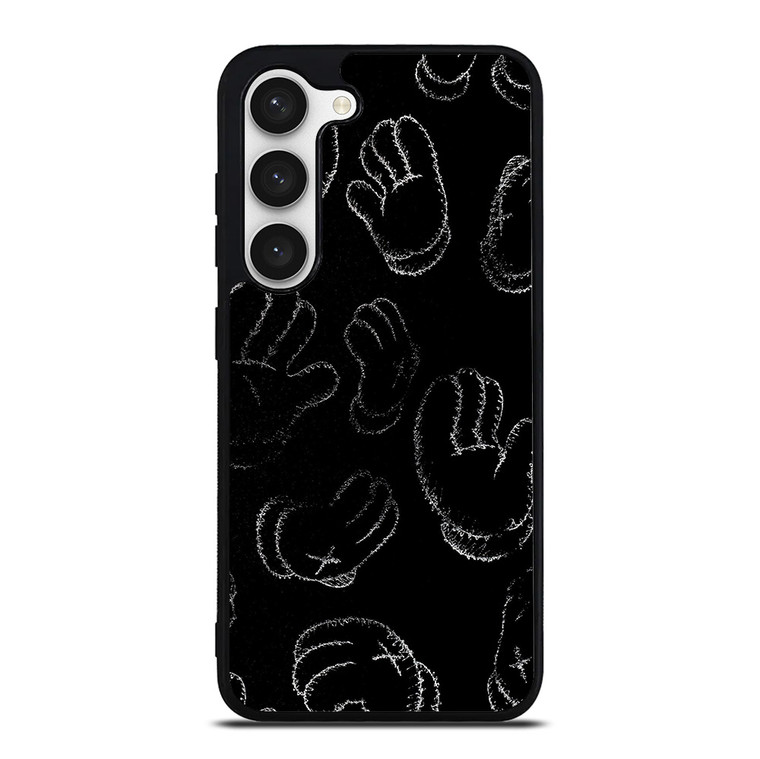 KAWS BLACK GLOVES Samsung Galaxy S23 Case Cover