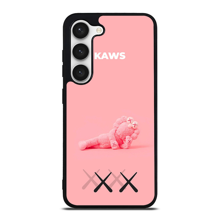 KAWS PINK LOGO MASCOT Samsung Galaxy S23 Case Cover