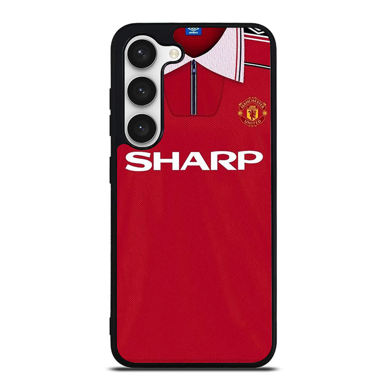 MANCHESTER UNITED FC CLASSIC JERSEY SHARP Samsung Galaxy S23 Case Cover