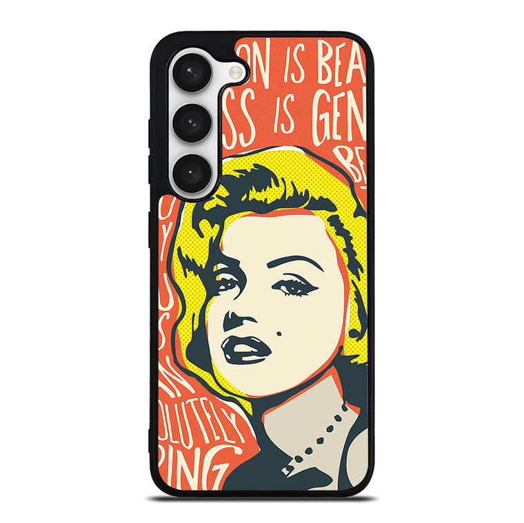 MARILYN MONROE ART QUOTE Samsung Galaxy S23 Case Cover
