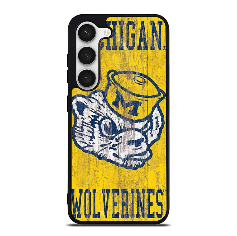 MICHIGAN WOLVERINES FOOTBALL UNIVERSITY ICON Samsung Galaxy S23 Case Cover