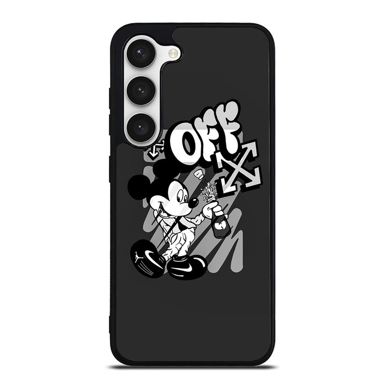 MICKEY MOUSE OFF WHITE LOGO Samsung Galaxy S23 Case Cover