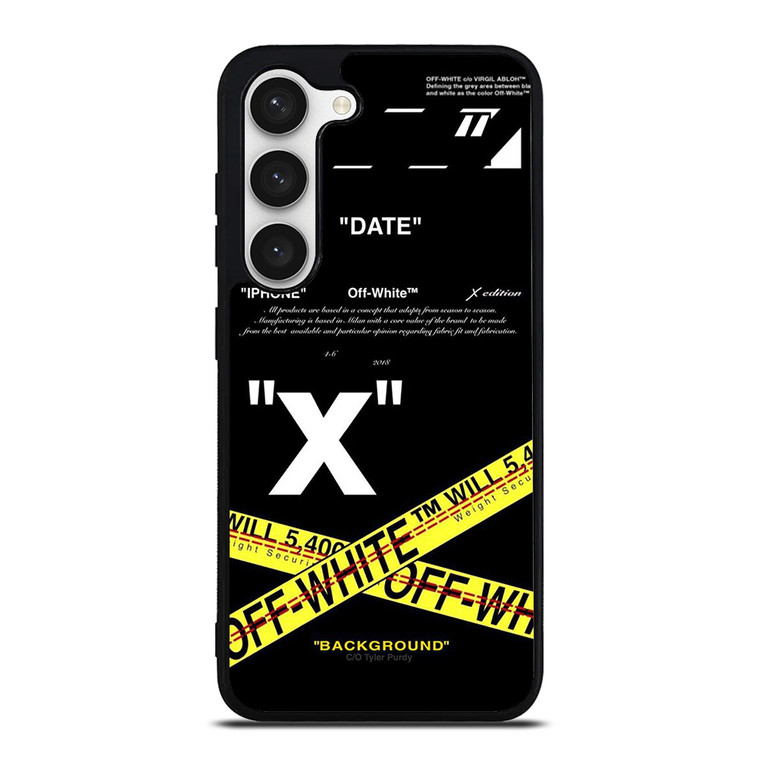 OFF WHITE 2 Samsung Galaxy S23 Case Cover