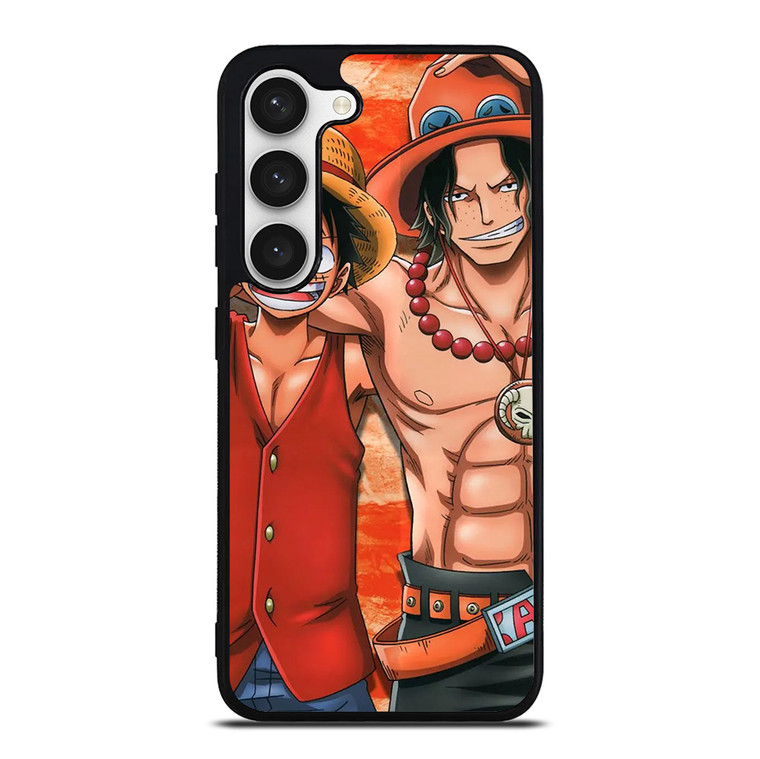 ONE PIECE ACE AND LUFFY Samsung Galaxy S23 Case Cover