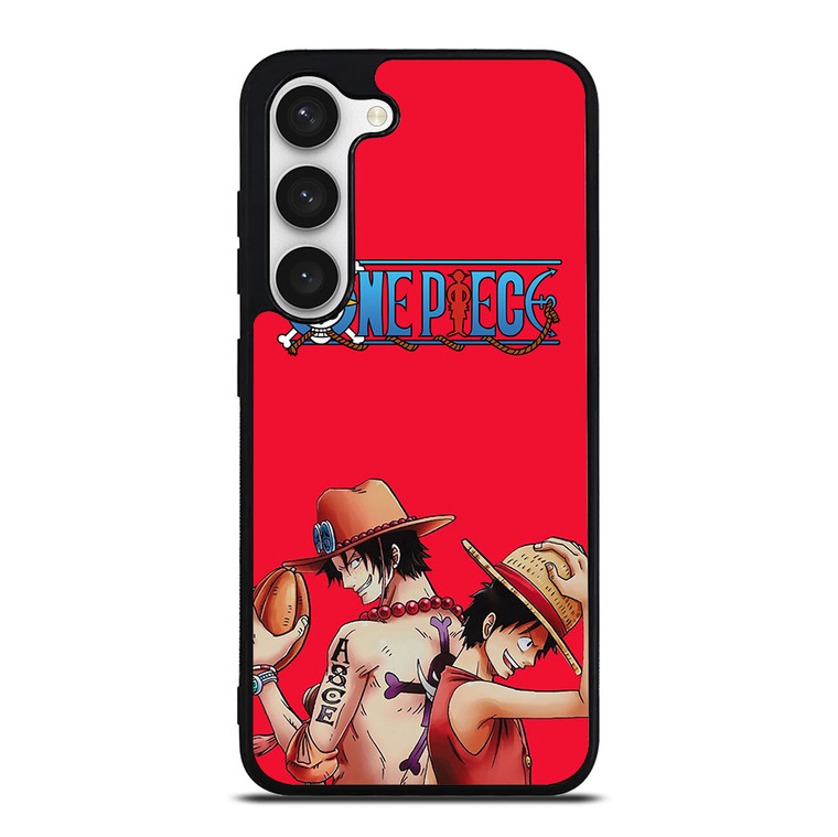 ONE PIECE LUFFY AND ACE Samsung Galaxy S23 Case Cover
