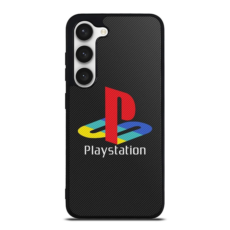 PLAYSTATION PS CARBON Samsung Galaxy S23 Case Cover