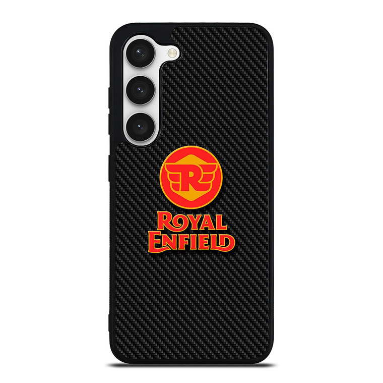 ROYAL ENFIELD MODERN LOGO CARBON Samsung Galaxy S23 Case Cover