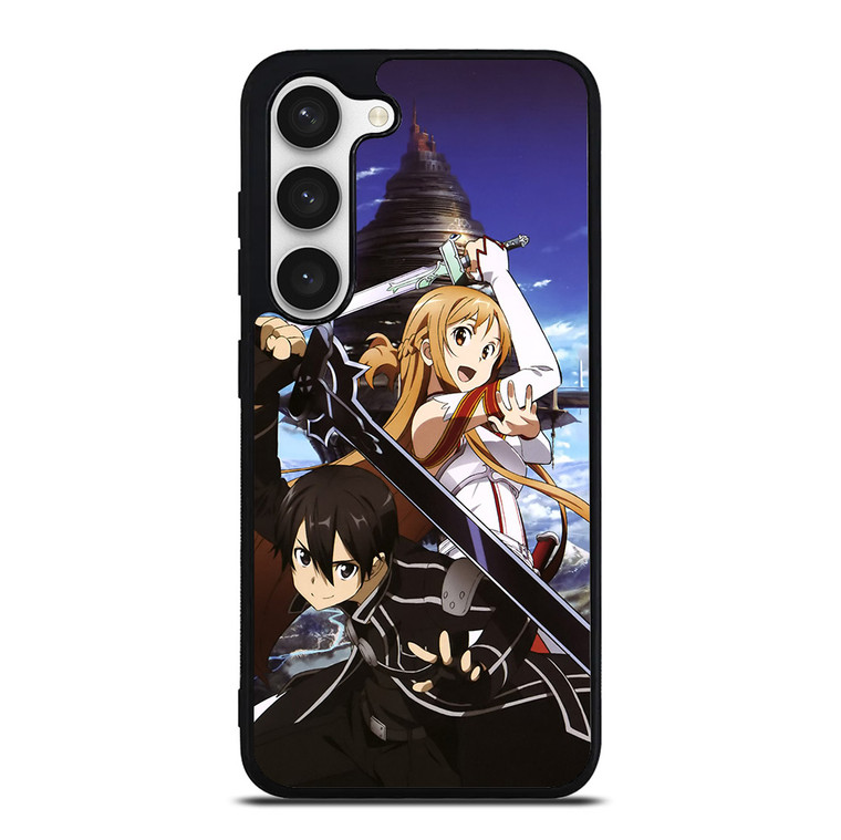 SAO SWORD ART ONLINE KIRITO AND ASUNA Samsung Galaxy S23 Case Cover
