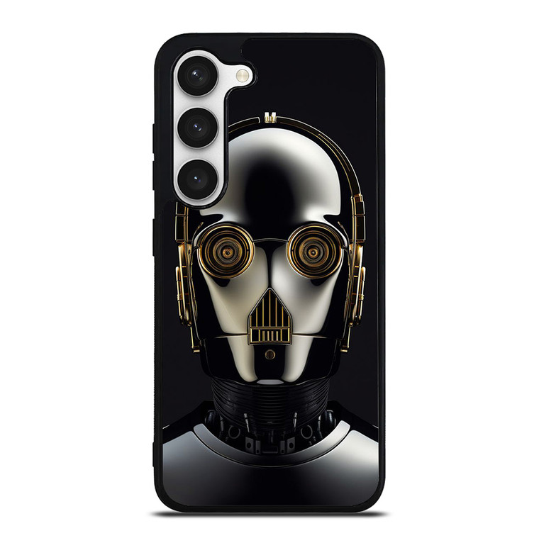 STAR WARS DROID C-3PO FACE Samsung Galaxy S23 Case Cover