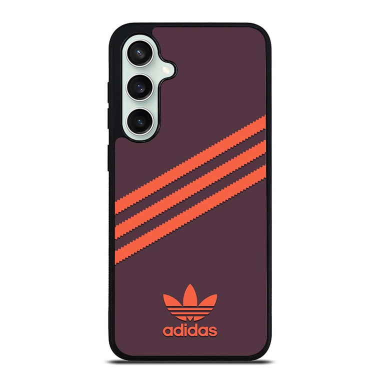 ADIDAS ORIGINALS STRIPES PURPLE ORANGE Samsung Galaxy S23 FE Case Cover