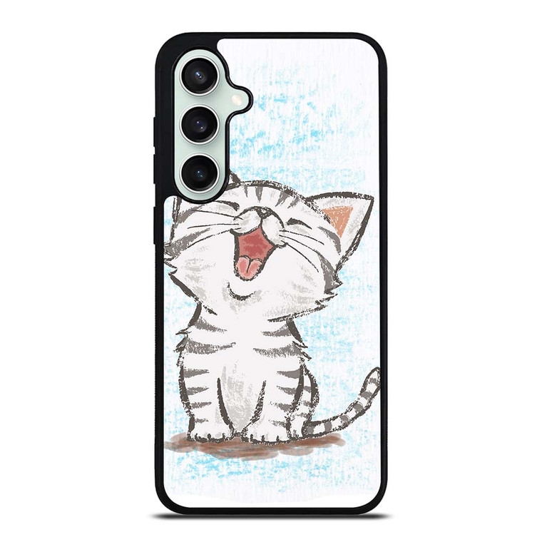 AMERICAN SHORTHAIR HAPPY CAT Samsung Galaxy S23 FE Case Cover