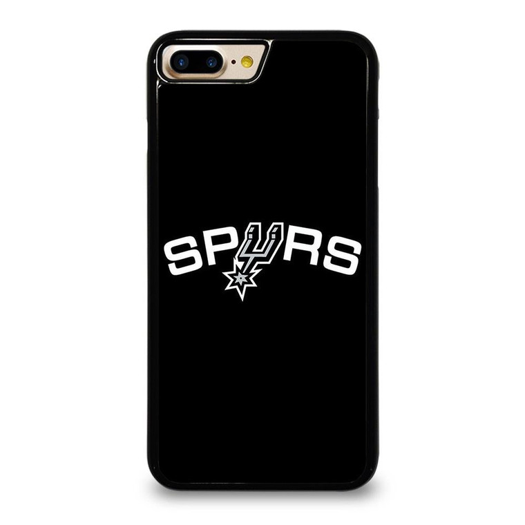 SAN ANTONIO SPURS LOGO BLACK iPhone 7 / 8 Plus Case Cover