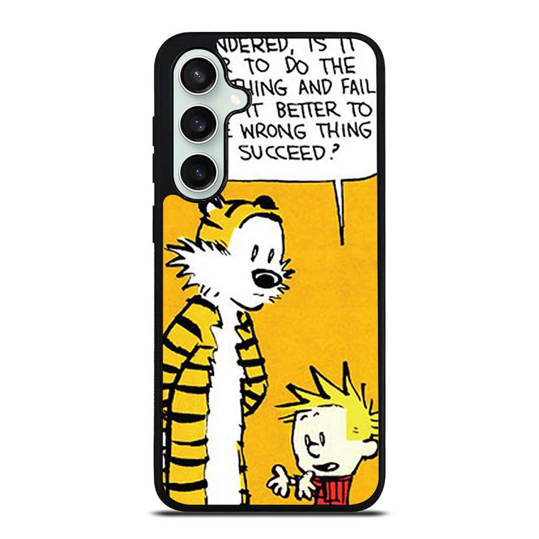 CALVIN AND HOBBES QUOTE Samsung Galaxy S23 FE Case Cover