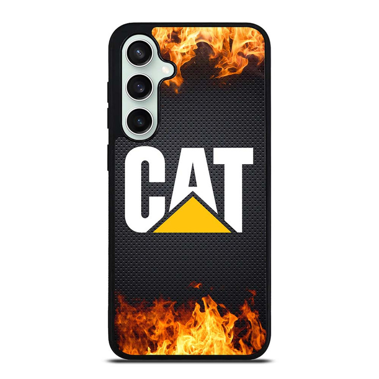 CATERPILLAR CAT TRACTOR LOGO FIRE Samsung Galaxy S23 FE Case Cover