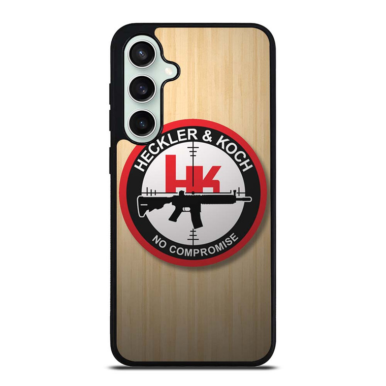 HECKLER AND KOCH WOODEN LOGO Samsung Galaxy S23 FE Case Cover