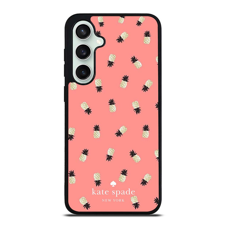 KATE SPADE NEW YORK LOGO PINK PINEAPPLES ICON Samsung Galaxy S23 FE Case Cover