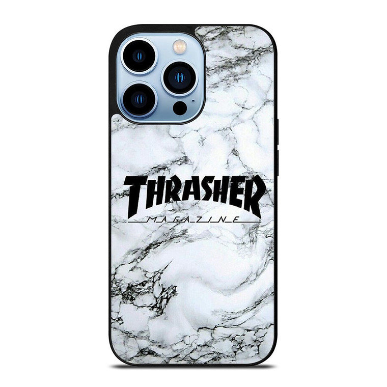 THRASHER SKATEBOARD MAGAZINE MARBLE iPhone 13 Pro Max Case Cover