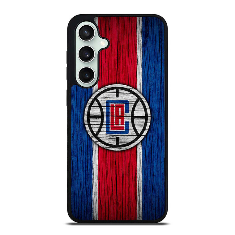 LOS ANGELES CLIPPERS WOOD LOGO Samsung Galaxy S23 FE Case Cover