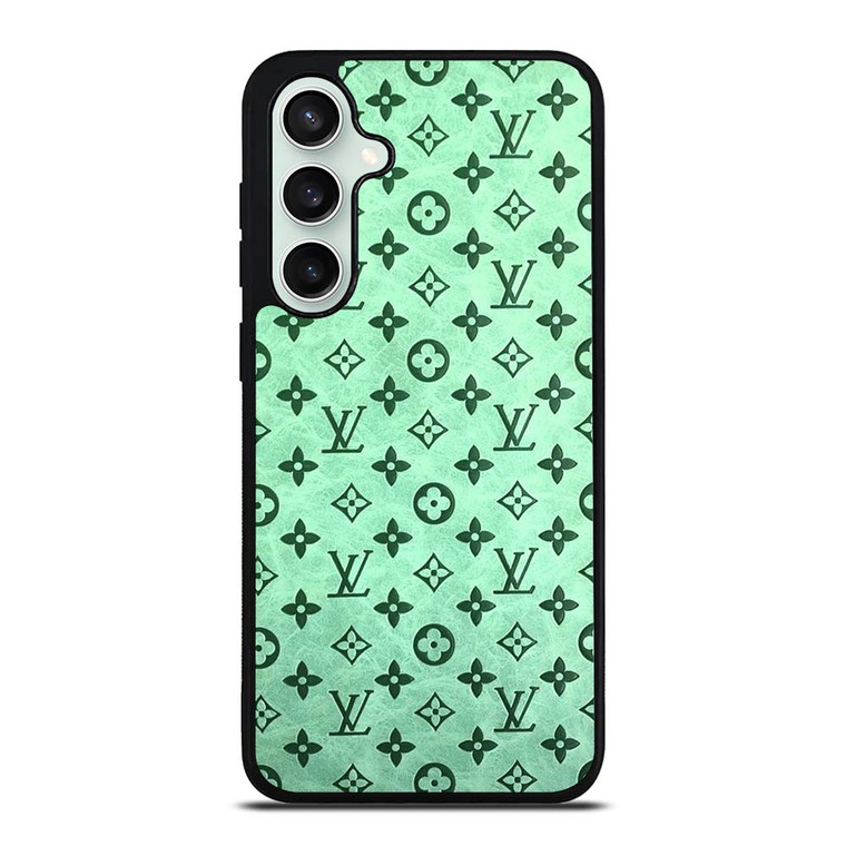LOUIS VUITTON LOGO GREEN ICON PATTERN Samsung Galaxy S23 FE Case Cover