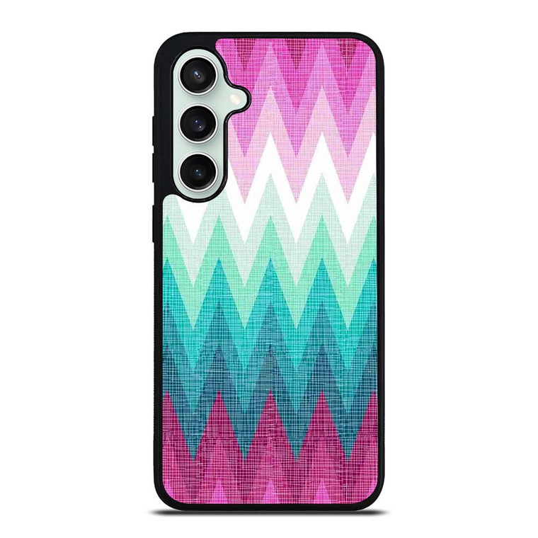 OMBRE PASTEL CHEVRON Samsung Galaxy S23 FE Case Cover