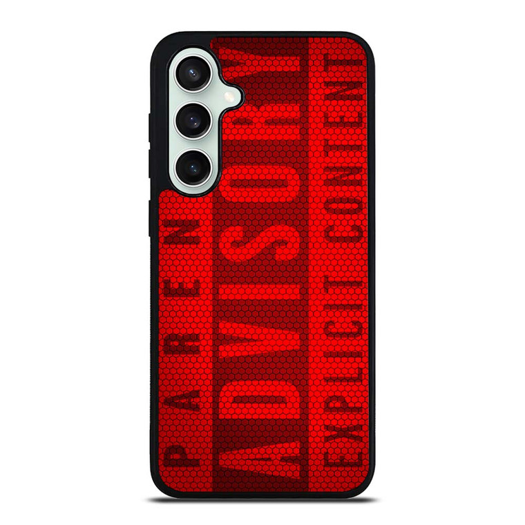PARENTAL ADVISORY EXPLICIT CONTENT CARBON Samsung Galaxy S23 FE Case Cover