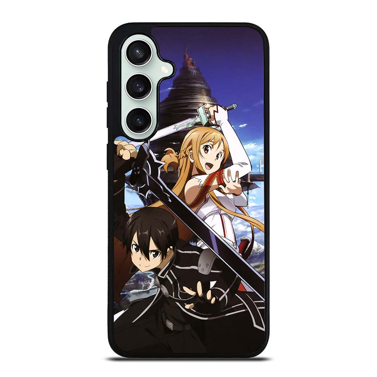 SAO SWORD ART ONLINE KIRITO AND ASUNA Samsung Galaxy S23 FE Case Cover
