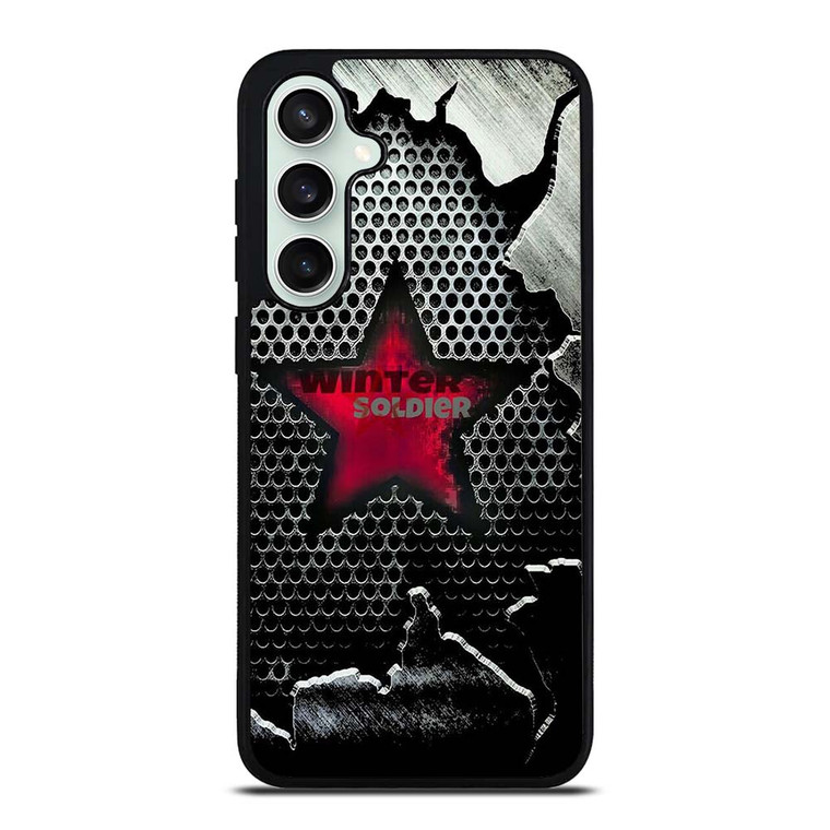 WINTER SOLDIER METAL LOGO AVENGERS Samsung Galaxy S23 FE Case Cover