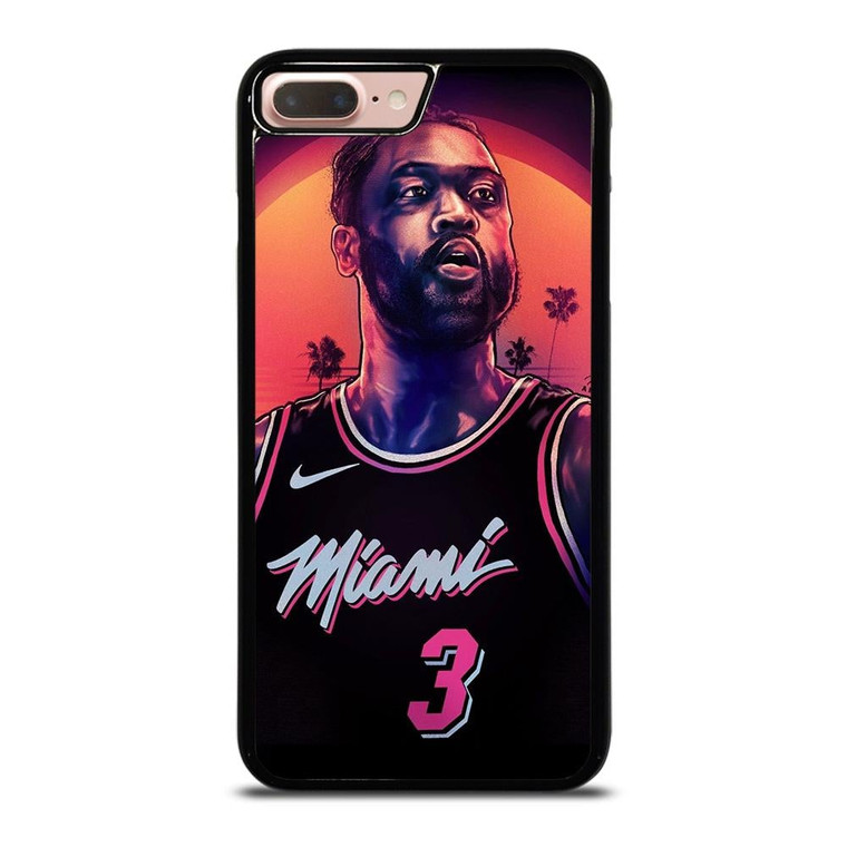 MIAMI HEAT DWYANE WADE 3 NBA iPhone 7 / 8 Plus Case Cover