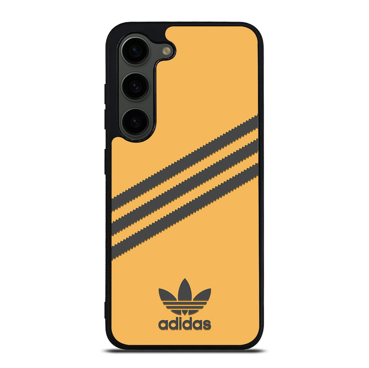 ADIDAS ORIGINALS STRIPES ORANGE BLACK Samsung Galaxy S23 Plus Case Cover