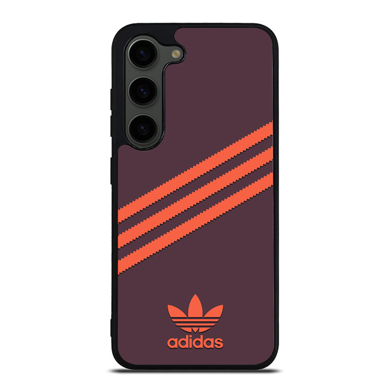 ADIDAS ORIGINALS STRIPES PURPLE ORANGE Samsung Galaxy S23 Plus Case Cover