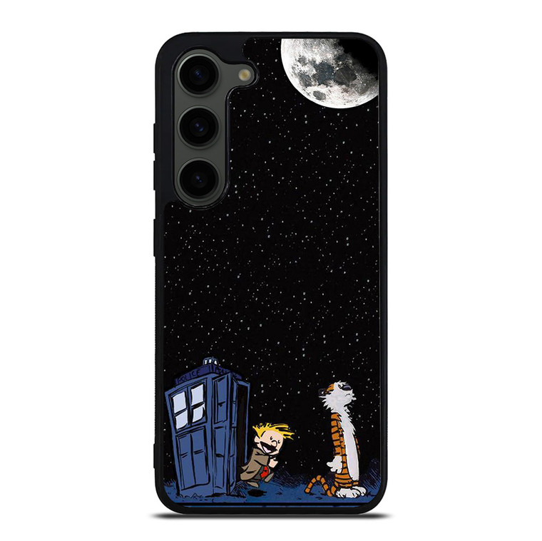 CALVIN AND HOBES TARDIS BOX Samsung Galaxy S23 Plus Case Cover