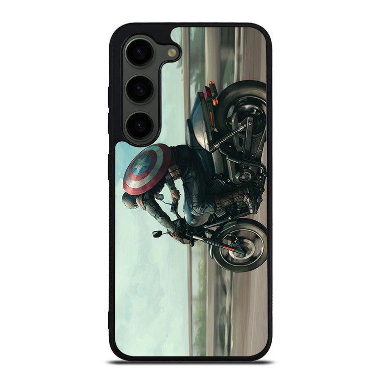 CAPTAIN AMERICA AVENGERS RIDING Samsung Galaxy S23 Plus Case Cover
