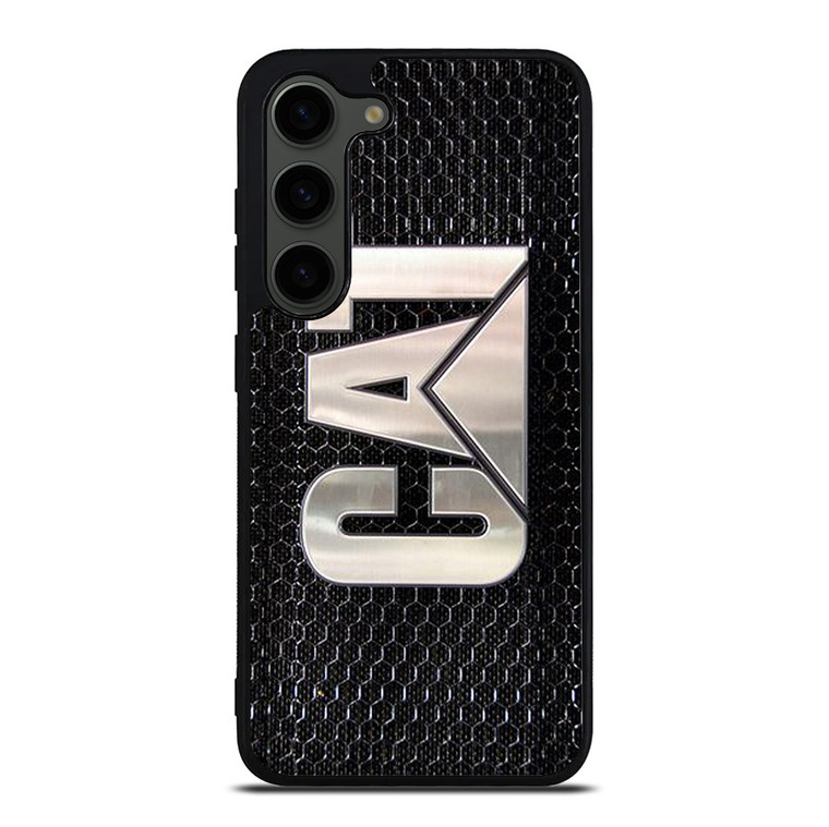 CATERPILLAR CAT LOGO TRACTOR METAL EMBLEM Samsung Galaxy S23 Plus Case Cover