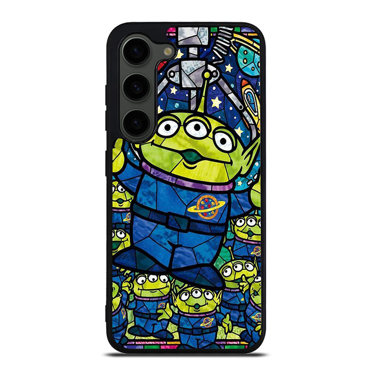 DISNEY TOY STORY ALIEN ART GLASS Samsung Galaxy S23 Plus Case Cover
