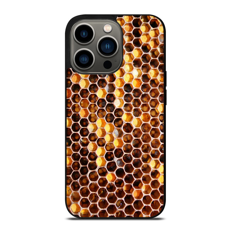 NATURAL HONEYCOMB PATTERN iPhone 13 Pro Case Cover