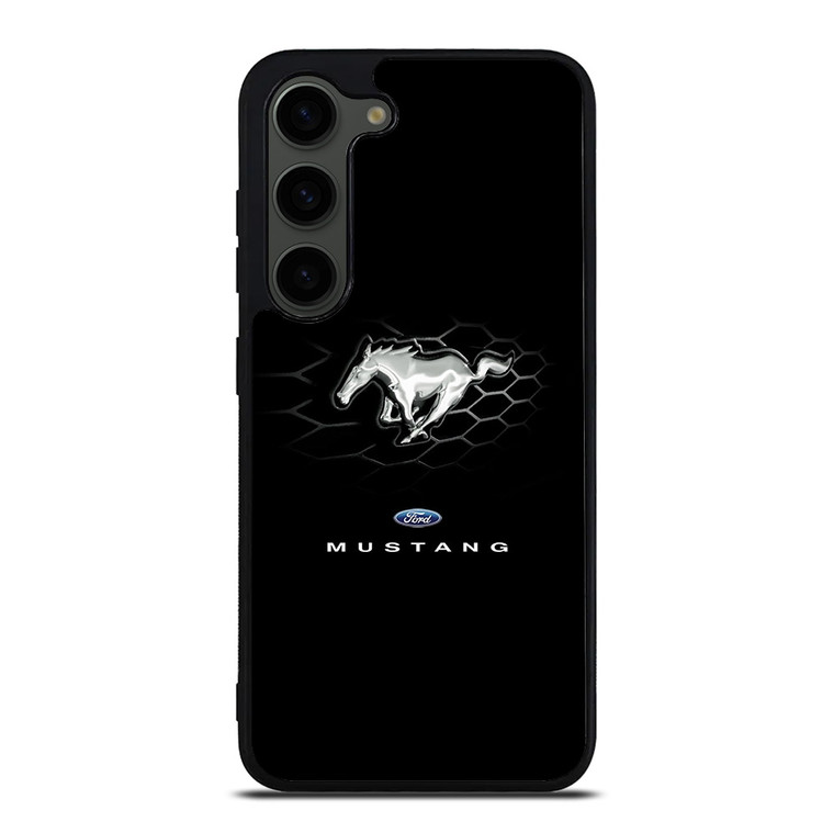 FORD MUSTANG LOGO BLACK Samsung Galaxy S23 Plus Case Cover