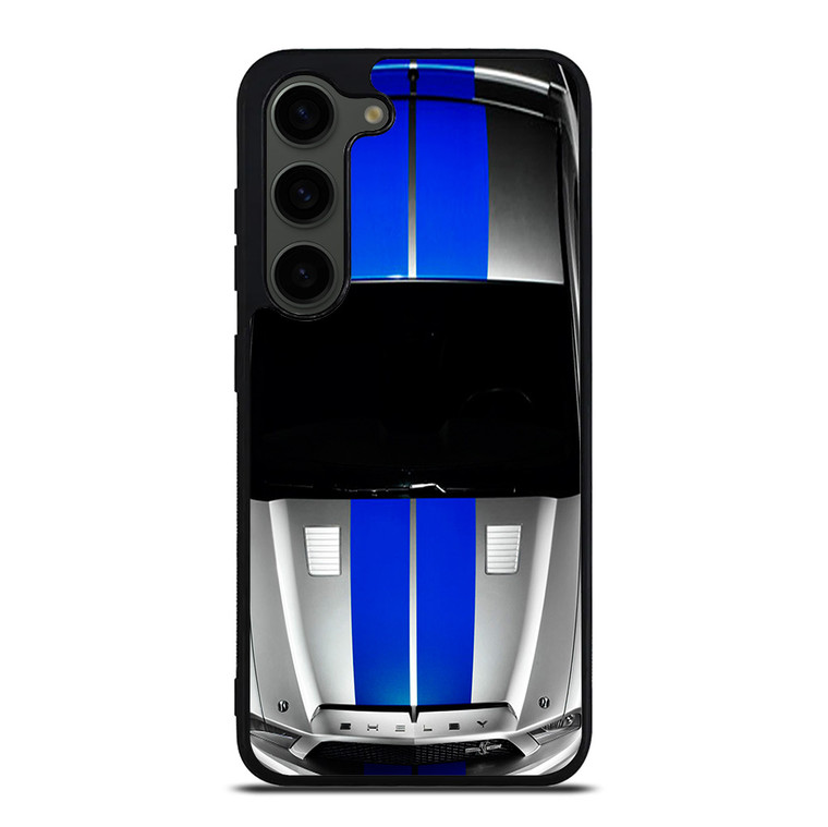 FORD SHELBY MUSTANG SILVER Samsung Galaxy S23 Plus Case Cover