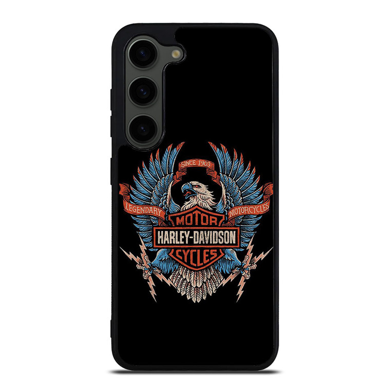 HARLEY DAVIDSON LEGENDARY MOTORCYCLES LOGO EAGLE Samsung Galaxy S23 Plus Case Cover