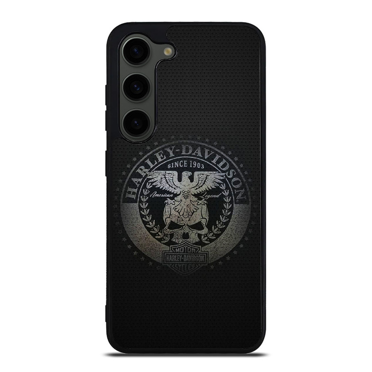 HARLEY DAVIDSON MOTORCYCLES COMPANY CARBON LOGO Samsung Galaxy S23 Plus Case Cover