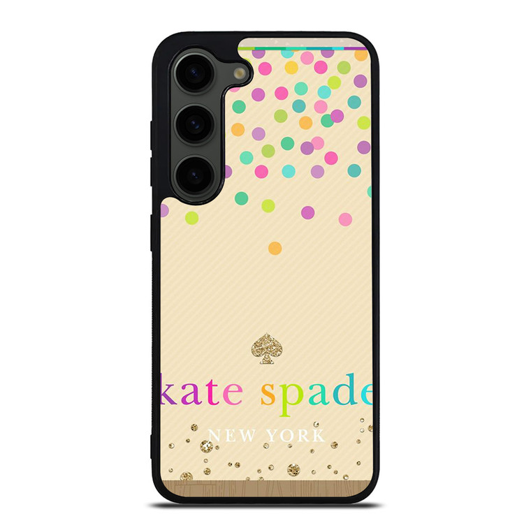 KATE SPADE NEW YORK LOGO COLORFUL POLKADOTS Samsung Galaxy S23 Plus Case Cover