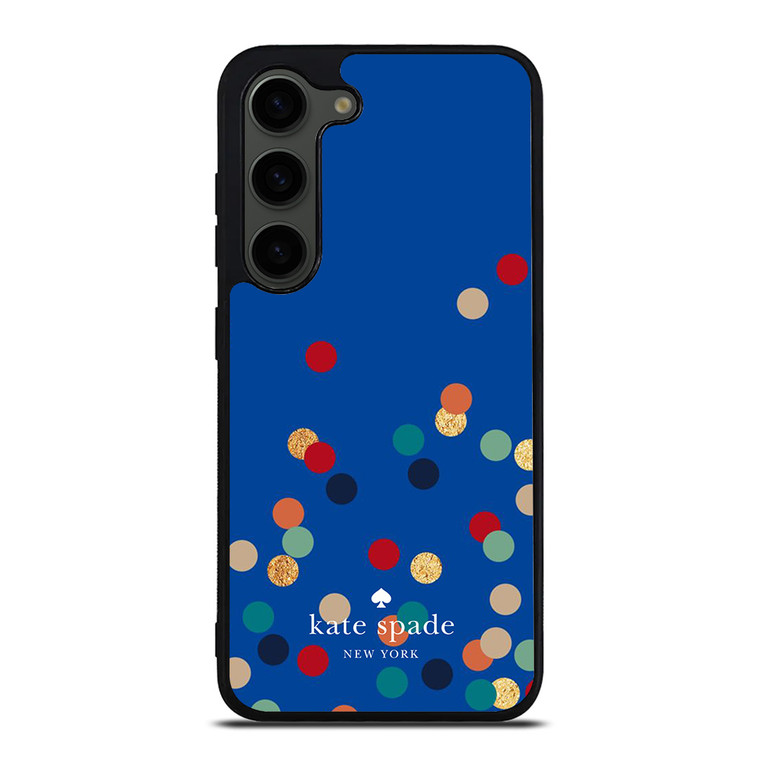 KATE SPADE NEW YORK LOGO SPARKLE POLKADOTS ICON Samsung Galaxy S23 Plus Case Cover