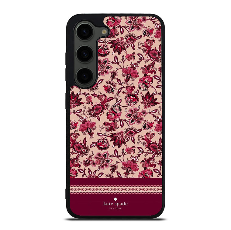 KATE SPADE NEW YORK RED FLORAL Samsung Galaxy S23 Plus Case Cover