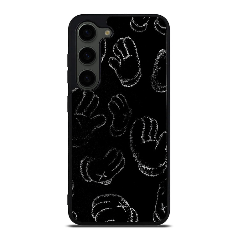 KAWS BLACK GLOVES Samsung Galaxy S23 Plus Case Cover