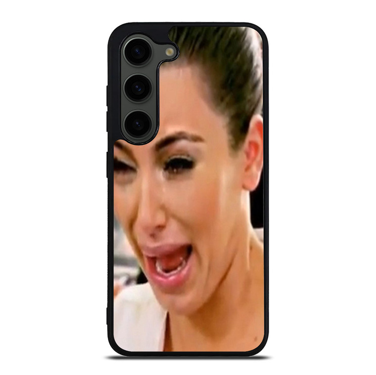 KIM KARDASHIAN UGLY CRYING FACE Samsung Galaxy S23 Plus Case Cover