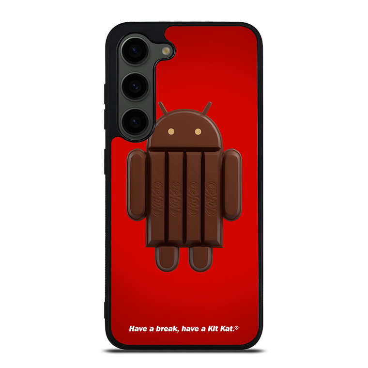 KIT KAT CHOCOLATE ANDROID ICON Samsung Galaxy S23 Plus Case Cover