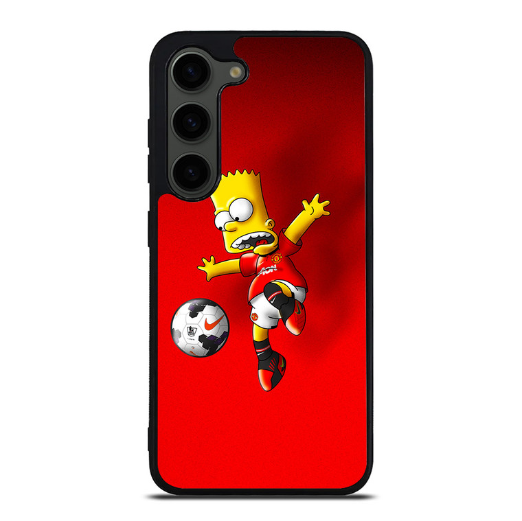 MANCHESTER UNITED BART SIMPSON Samsung Galaxy S23 Plus Case Cover