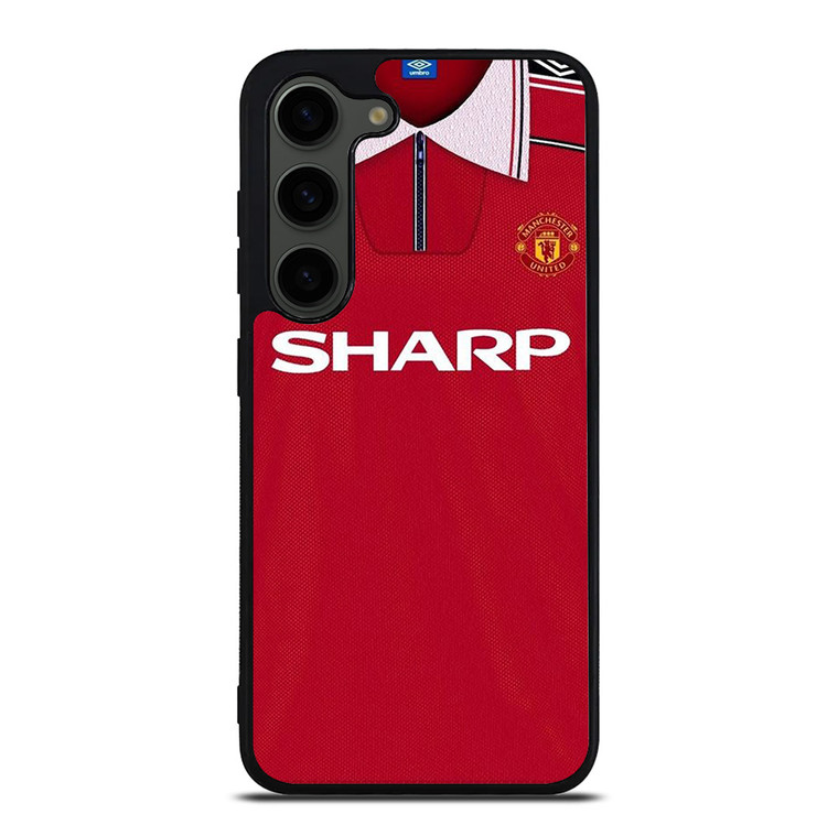 MANCHESTER UNITED FC CLASSIC JERSEY SHARP Samsung Galaxy S23 Plus Case Cover