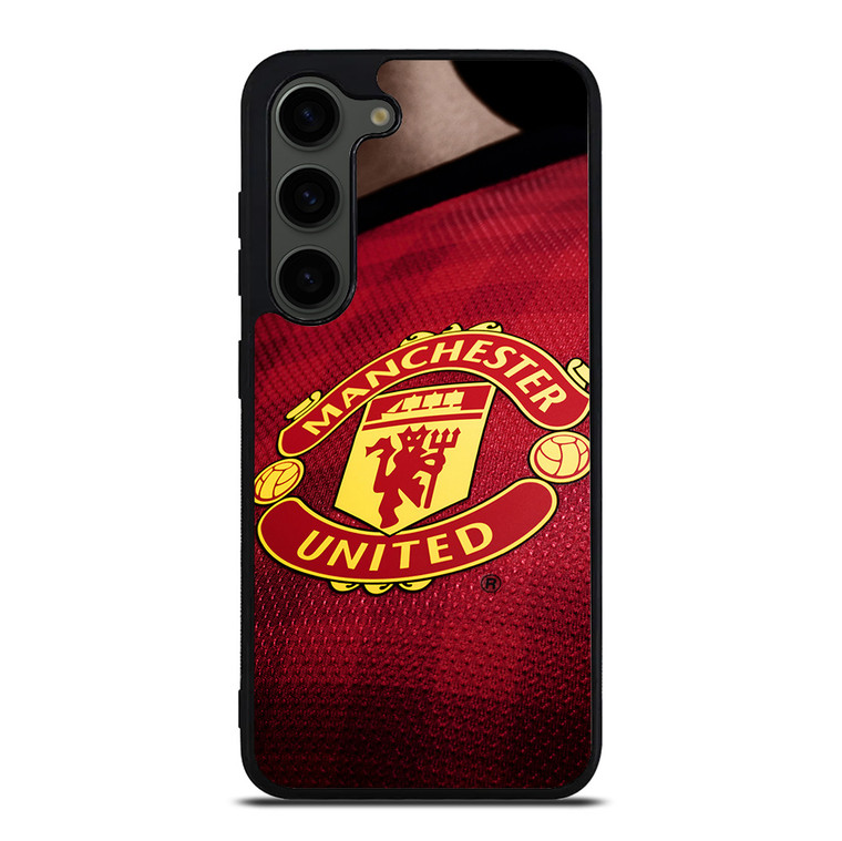 MANCHESTER UNITED LOGO JERSEY Samsung Galaxy S23 Plus Case Cover