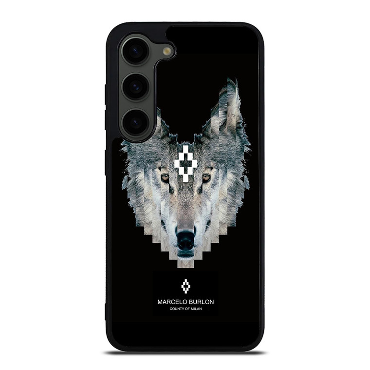 MARCELO BURLON WOLF LOGO Samsung Galaxy S23 Plus Case Cover